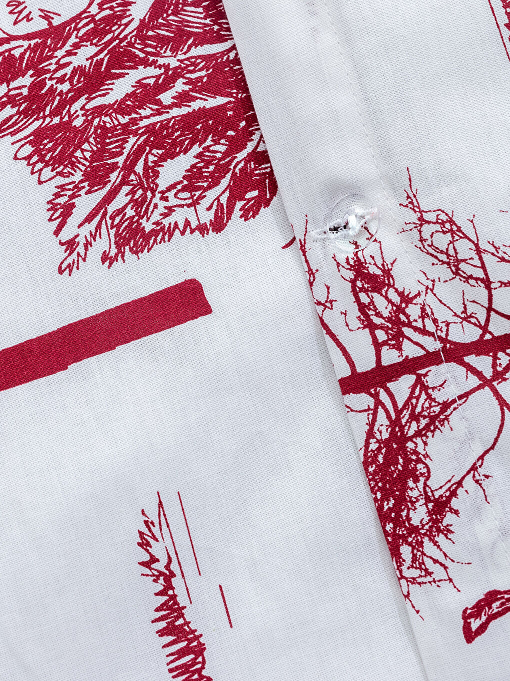 Parure de couette simple ROUGE-3