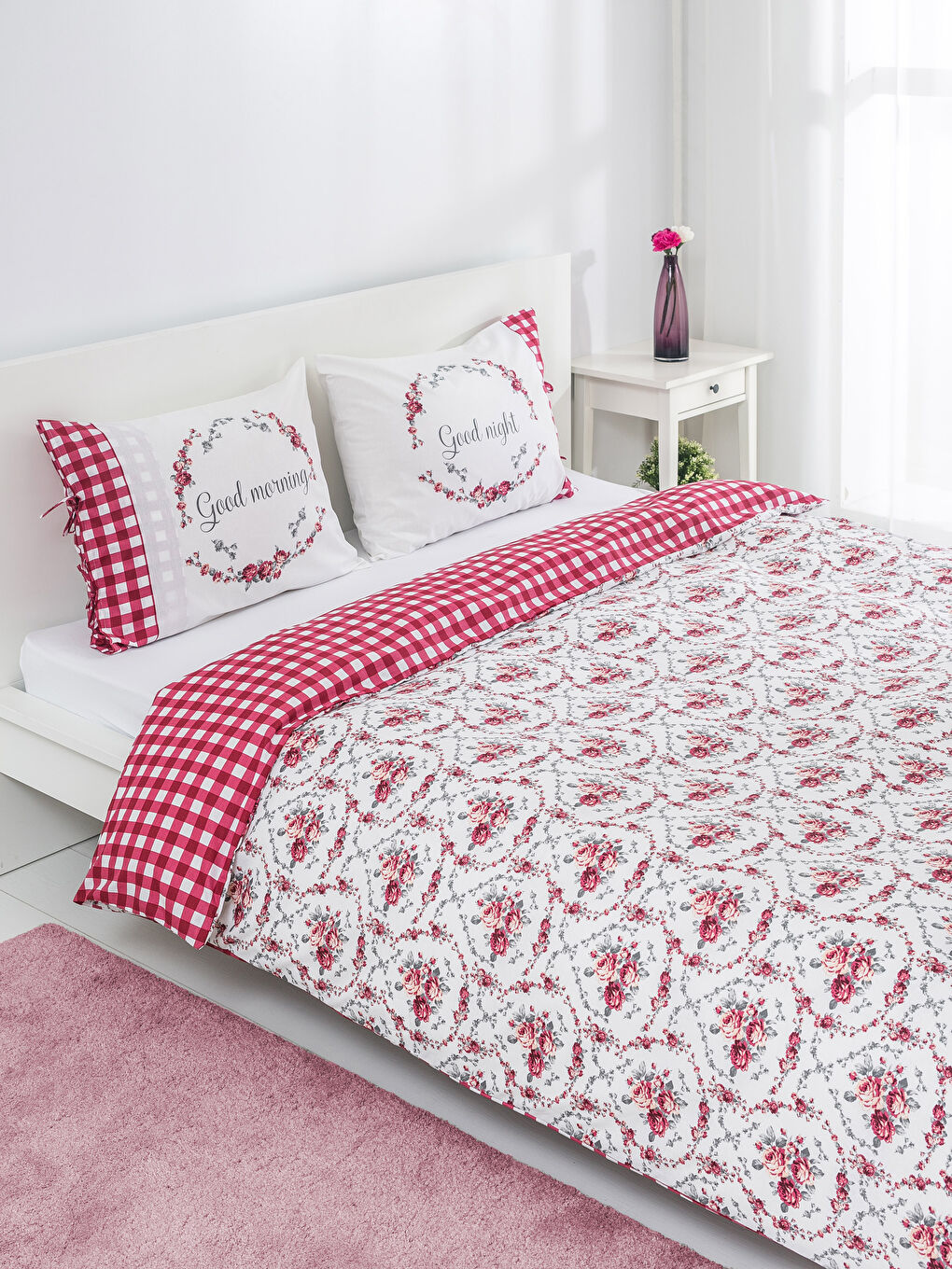 BORDEAUX Double Duvet Cover Set