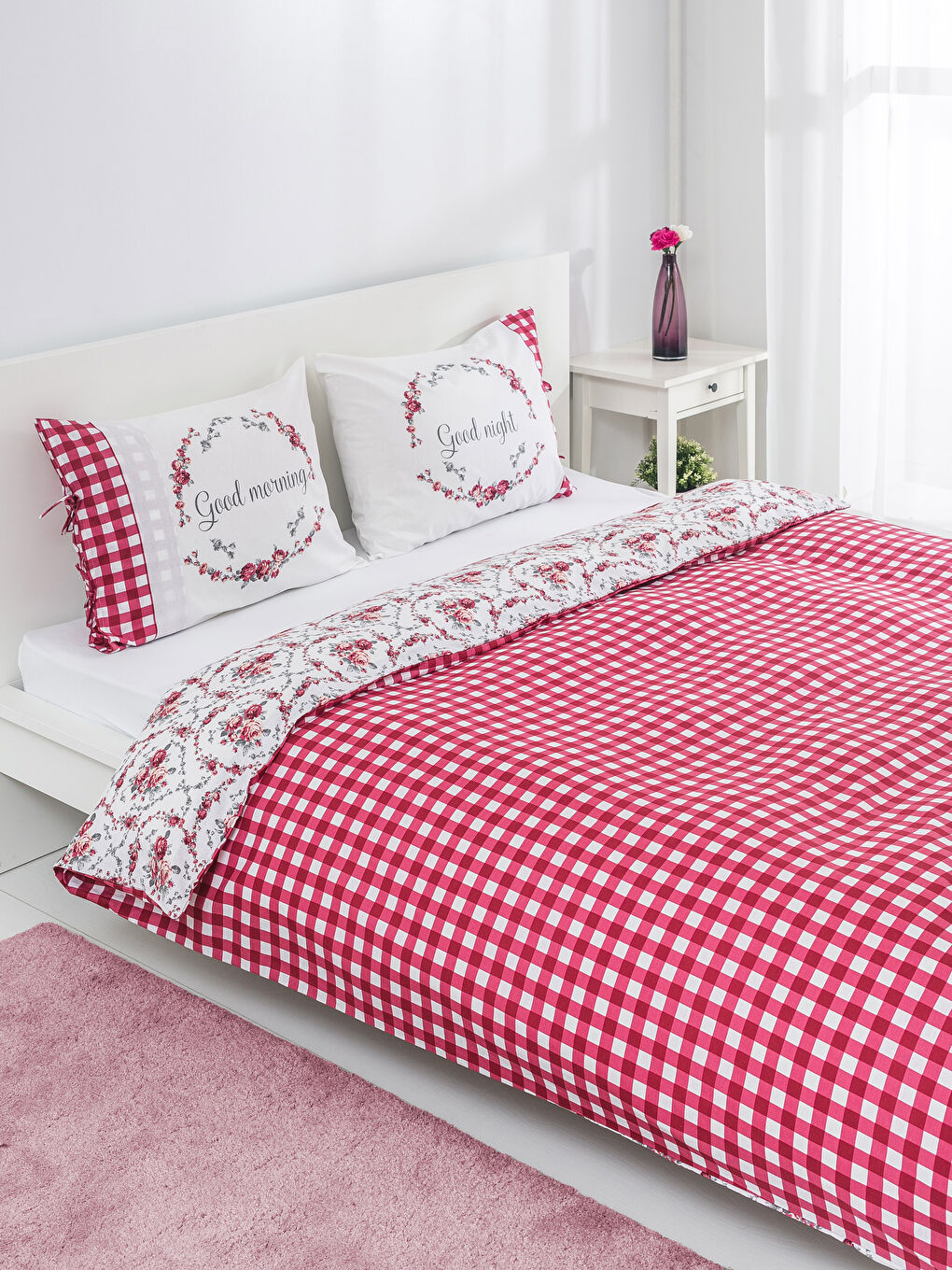 BORDEAUX Double Duvet Cover Set-1