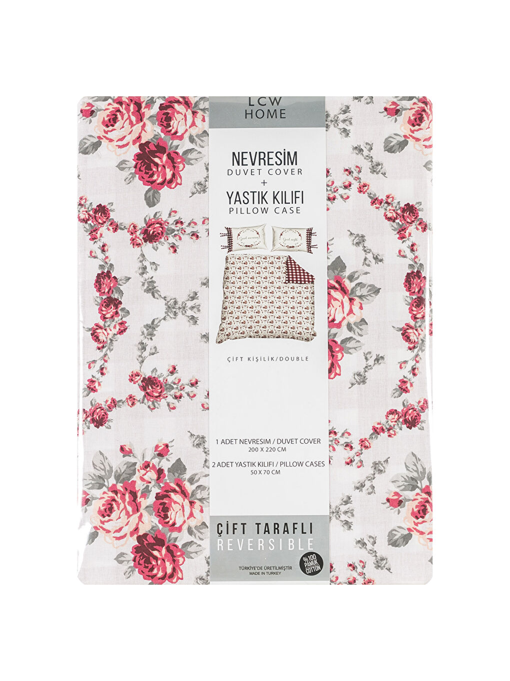 BORDEAUX Double Duvet Cover Set-5