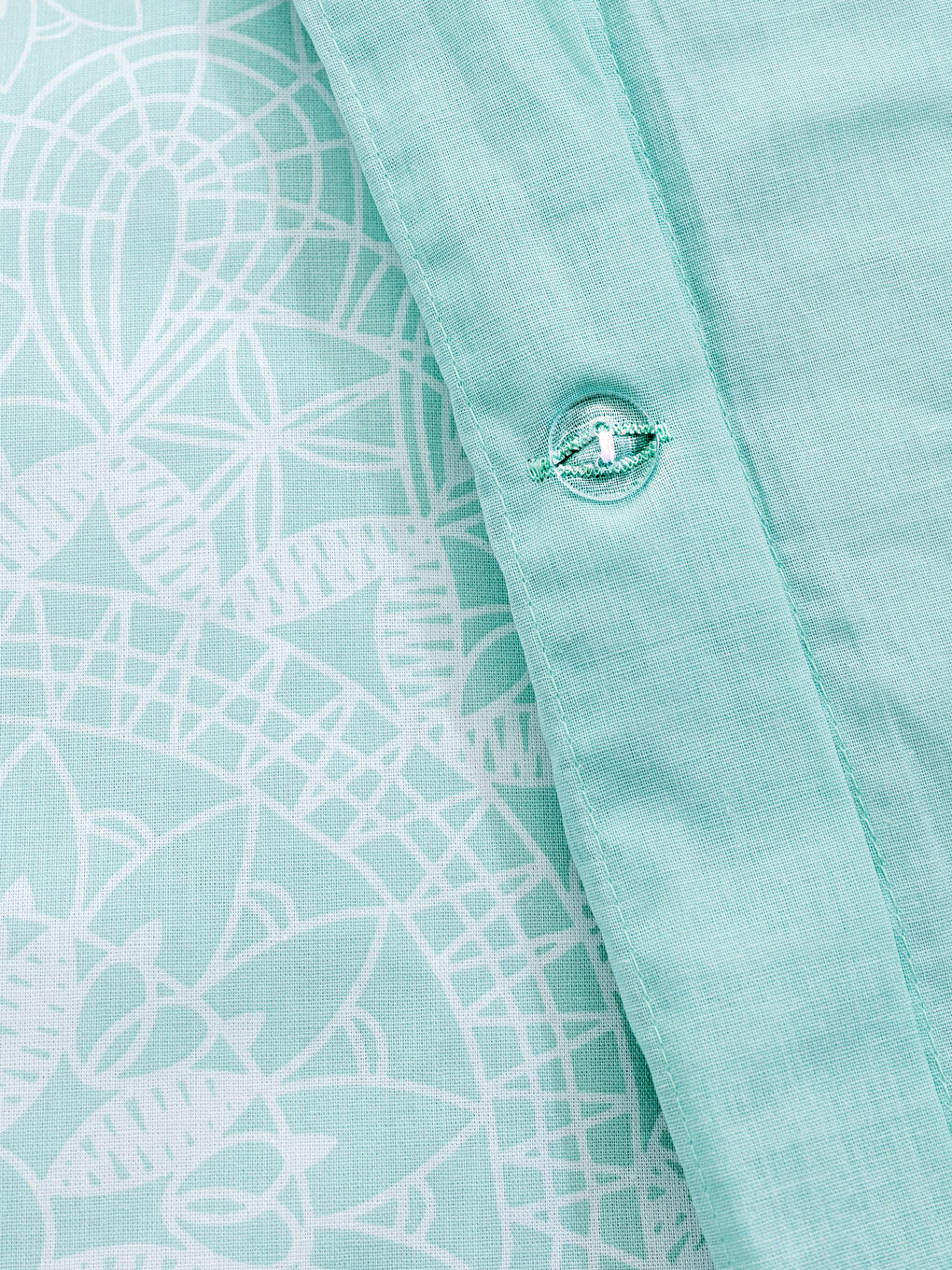 Mavi Baskılı Tek Kişilik Nevresim Seti-3