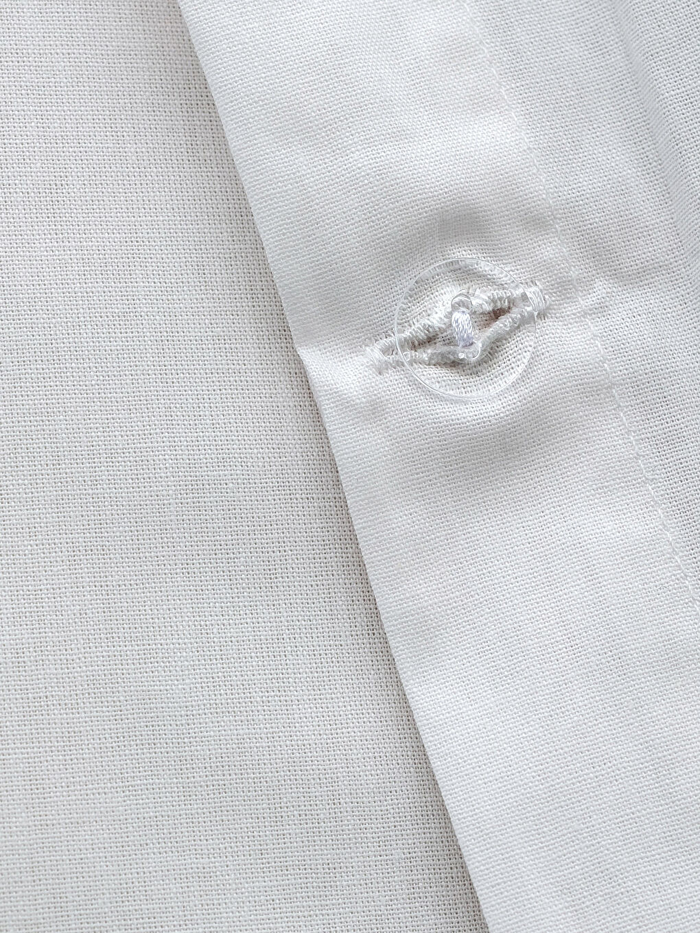 Beyaz Baskılı Çift Kişilik Nevresim Seti-4