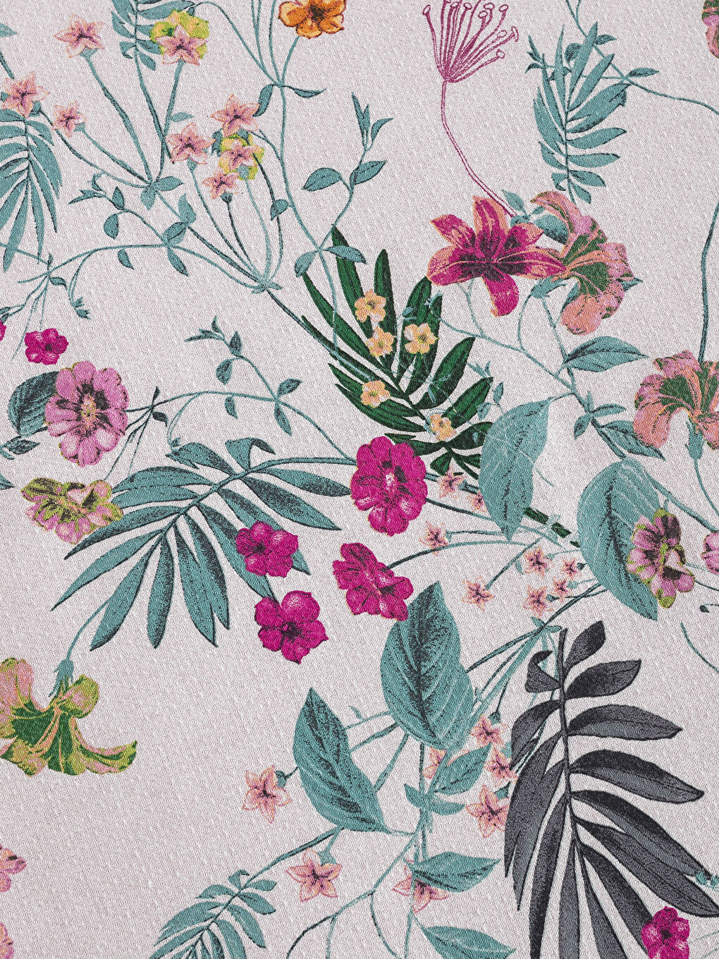 Karışık Baskılı Çift Kişilik Pike-3