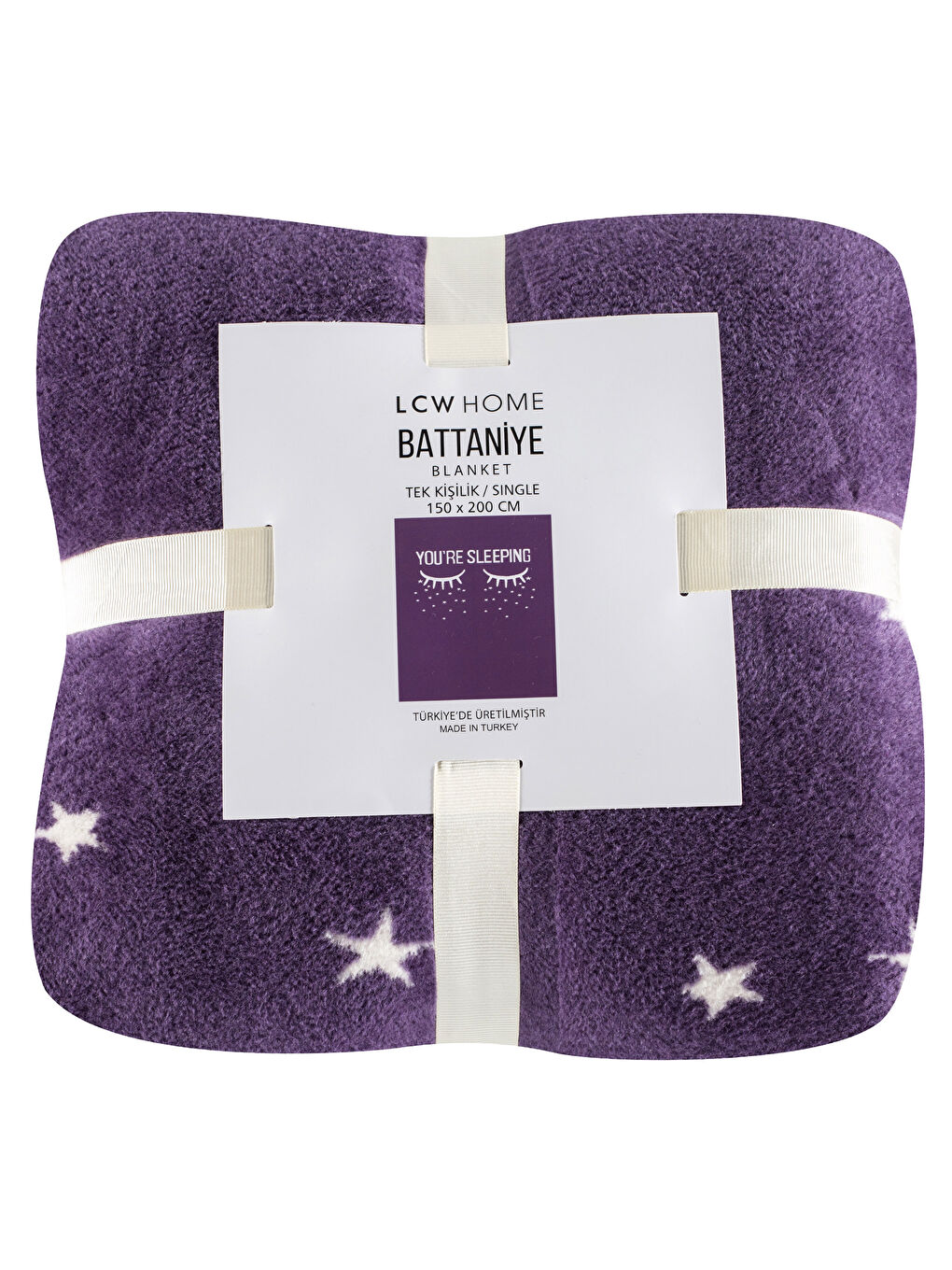 Mor Tek Kişilik Battaniye-4
