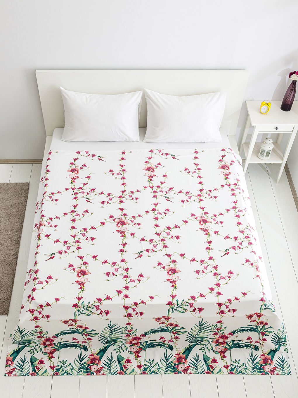 Karışık Baskılı Çift Kişilik Pike-1