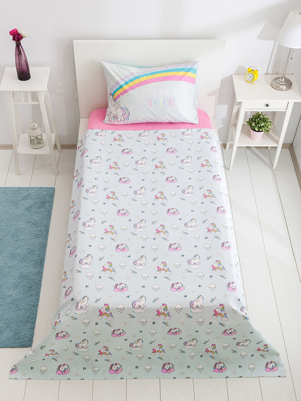 Karışık Baskılı Çocuk Pike-1