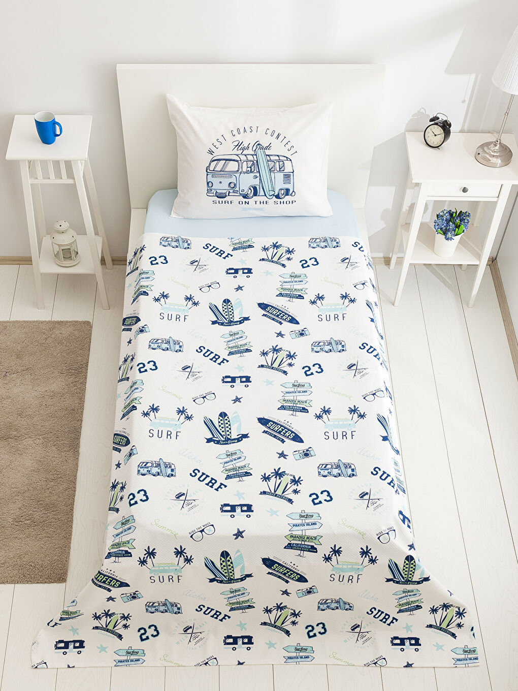 Karışık Baskılı Çocuk Pike-1