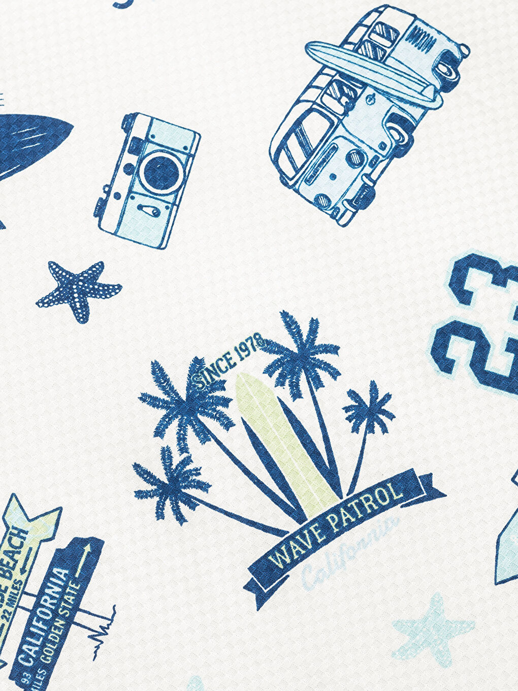 Karışık Baskılı Çocuk Pike-3