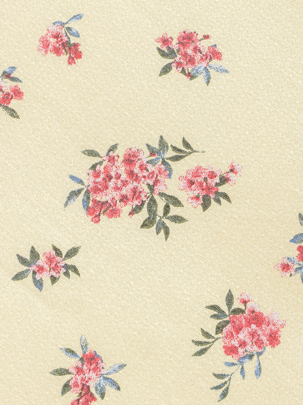 Sarı Baskılı Tek Kişilik Pike-2