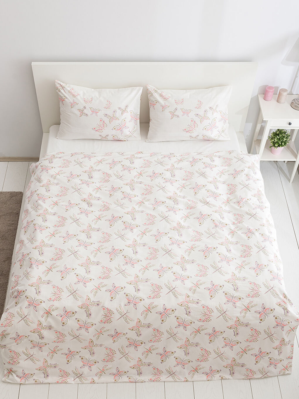 Karışık Baskılı Çift Kişilik Nevresim Seti-1