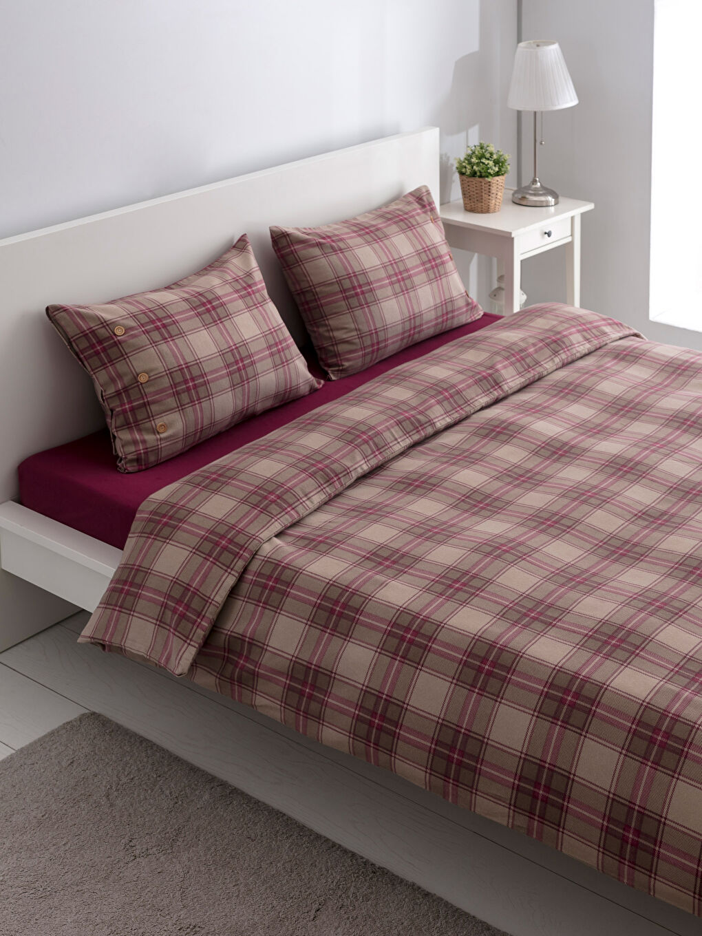 RED Double Duvet Cover Full Set