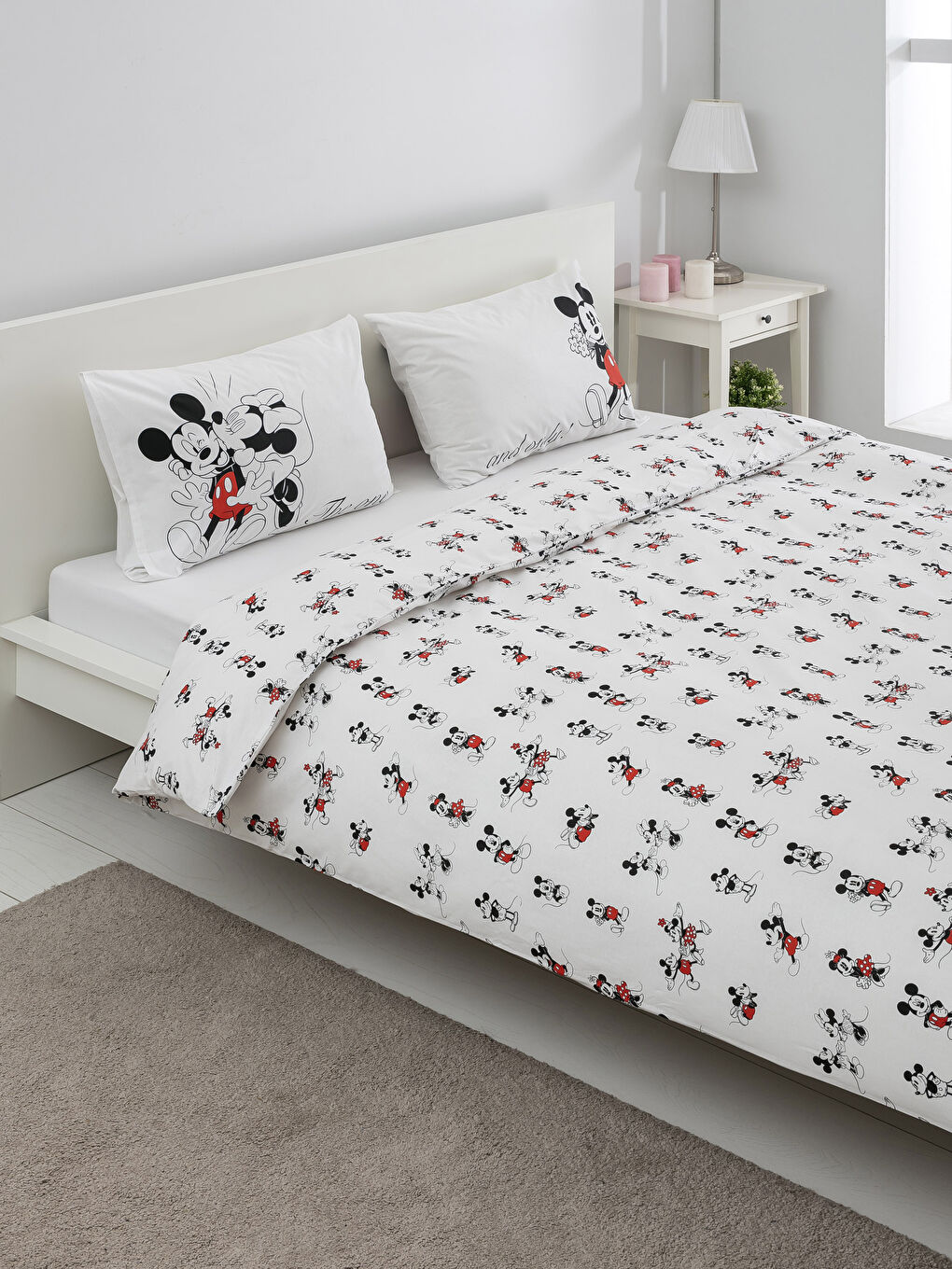 RED Double Duvet Cover Set