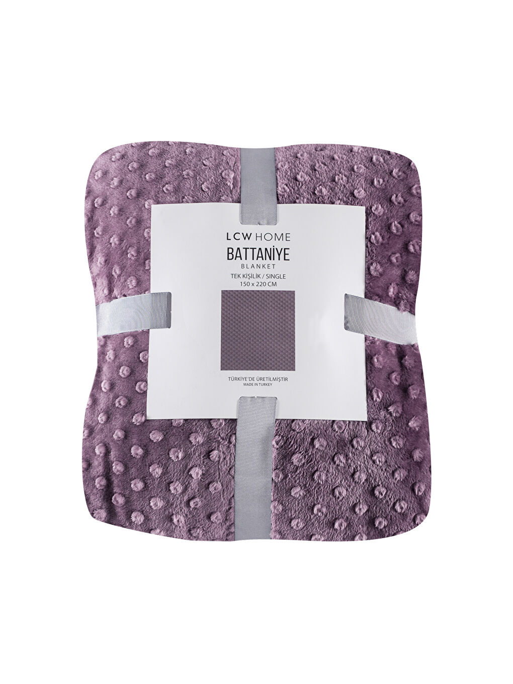 Açık Mor Tek Kişilik Battaniye-3
