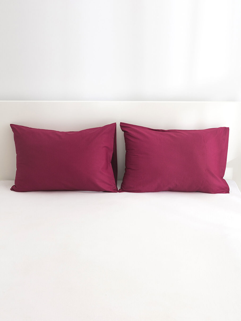 Koyu Kırmızı Yastık Kılıfı-1