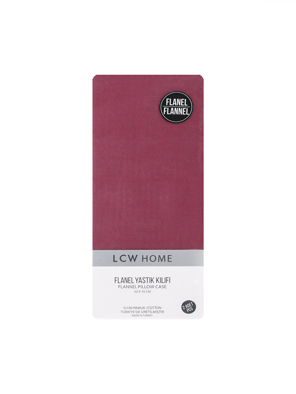 Koyu Kırmızı Yastık Kılıfı-3