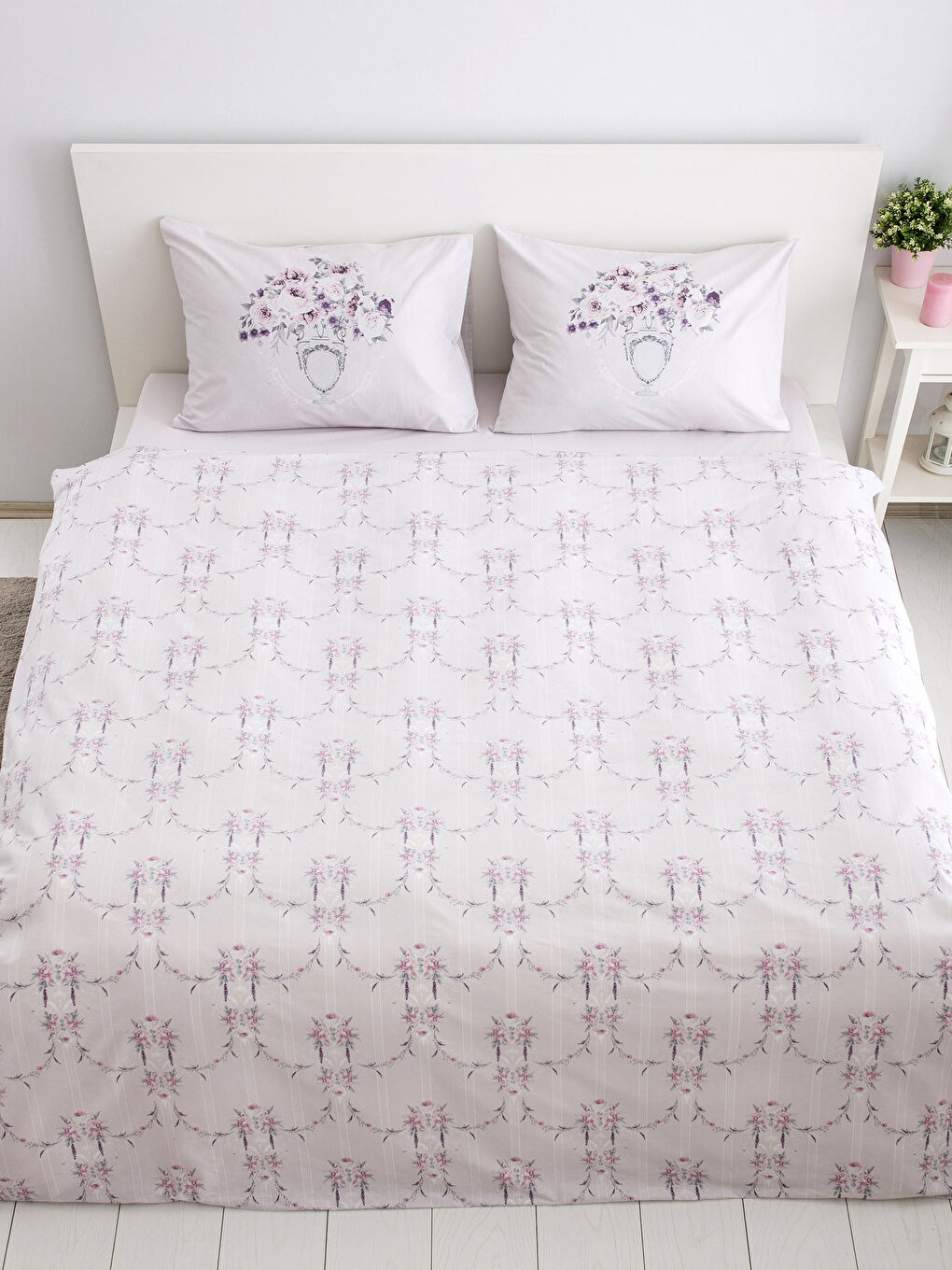 LCW HOME LILAC Double Duvet Cover Set -8WK235Z8-LSC