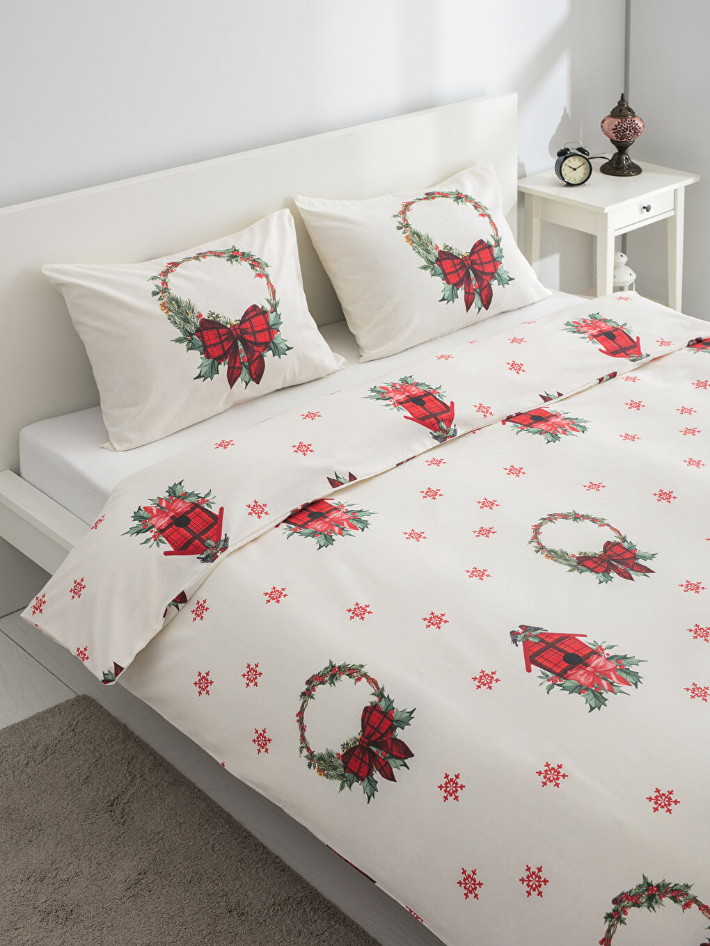RED Double Duvet Cover Set