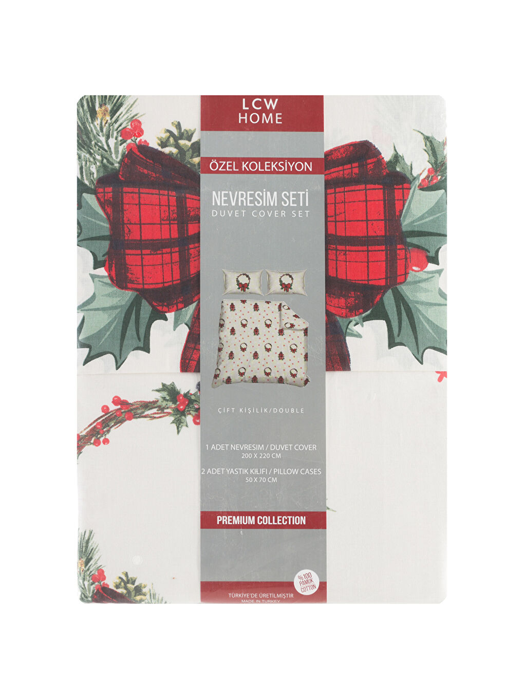 RED Double Duvet Cover Set-4