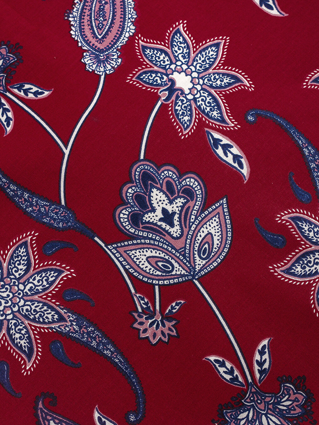 Parure de couette double ROUGE-3