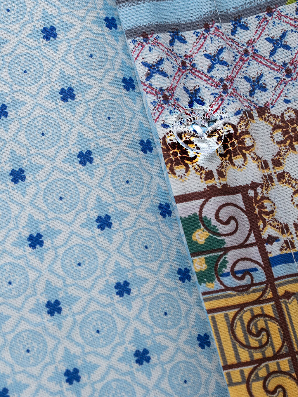 Karışık Baskılı Tek Kişilik Nevresim Seti-4