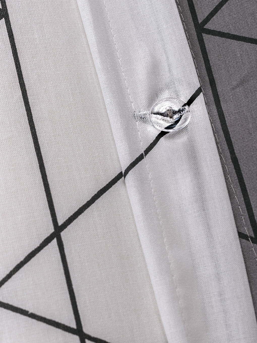 Antrasit Baskılı Çift Kişilik Nevresim Seti-4