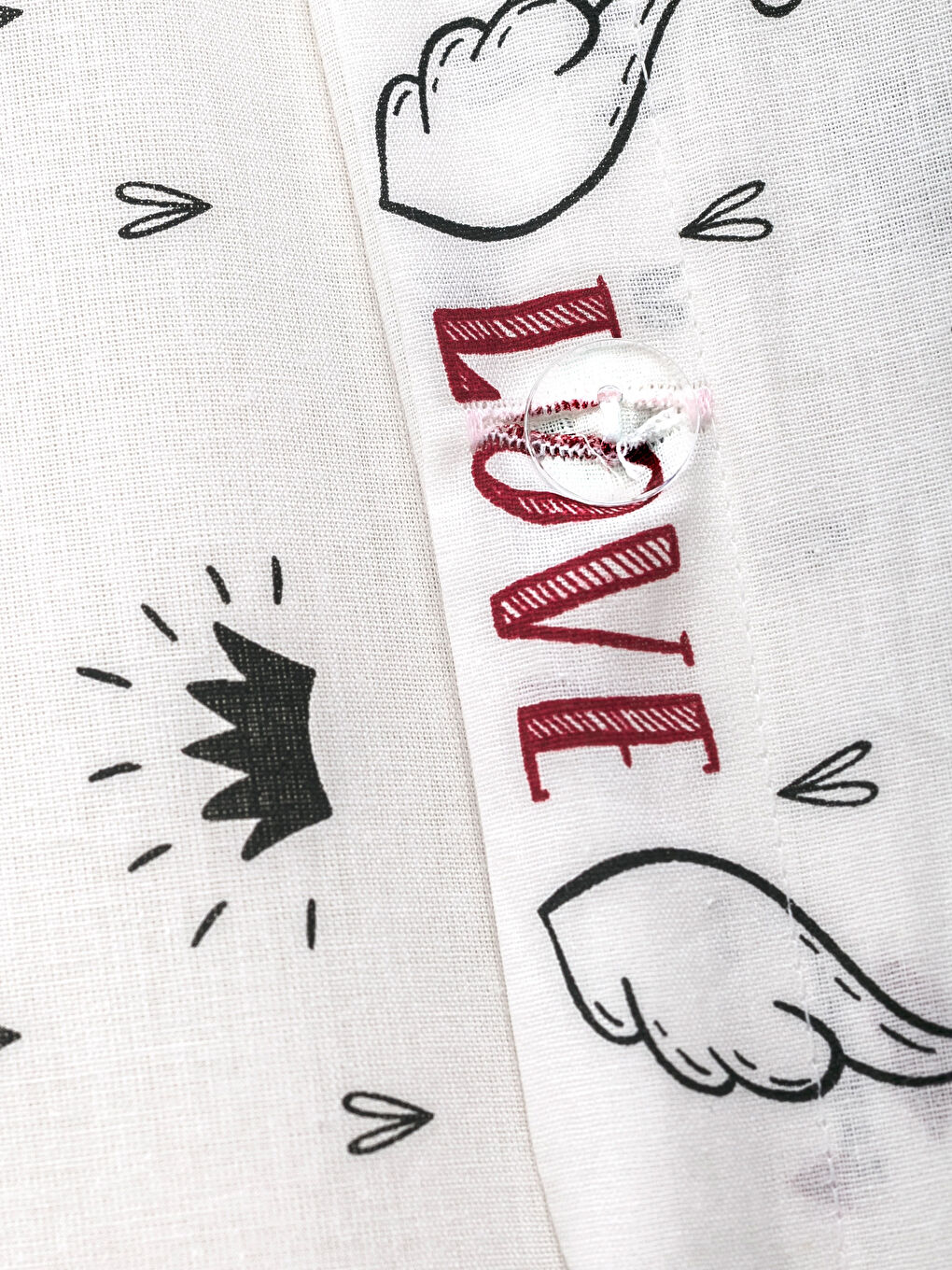 Karışık Baskılı Çift Kişilik Nevresim Seti-4