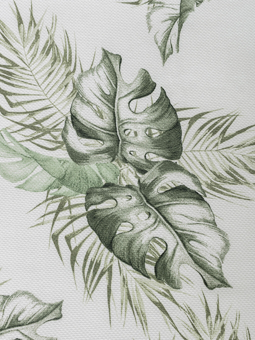 Yeşil Baskılı Tek Kişilik Pike-2