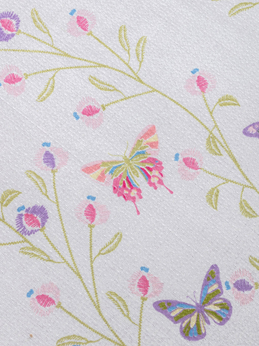 Karışık Baskılı Tek Kişilik Pike-3