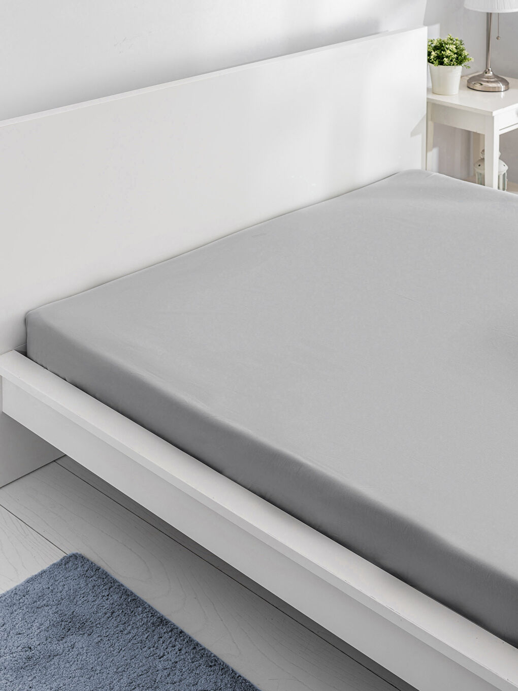 Gri Çift Kişilik Çarşaf