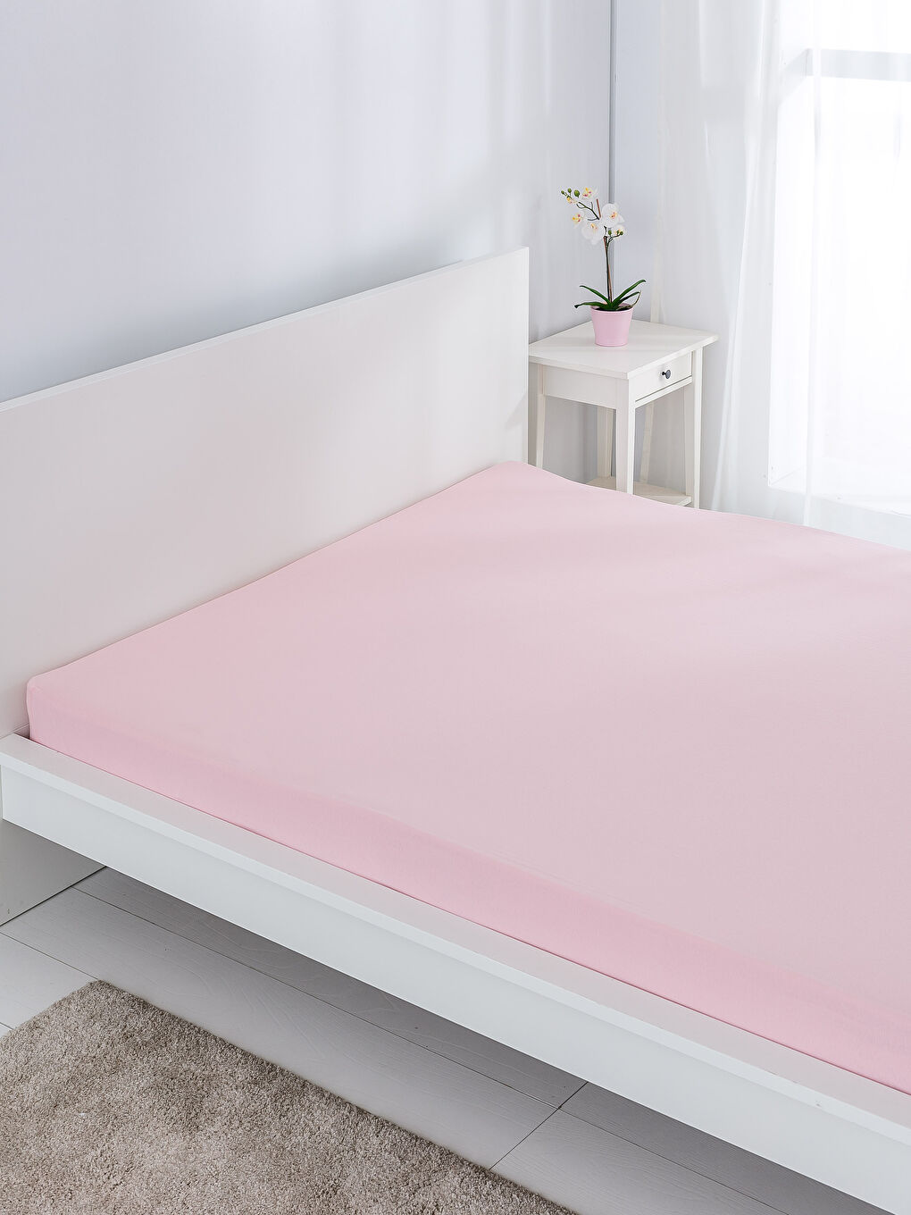 Pembe Çift Kişilik Çarşaf