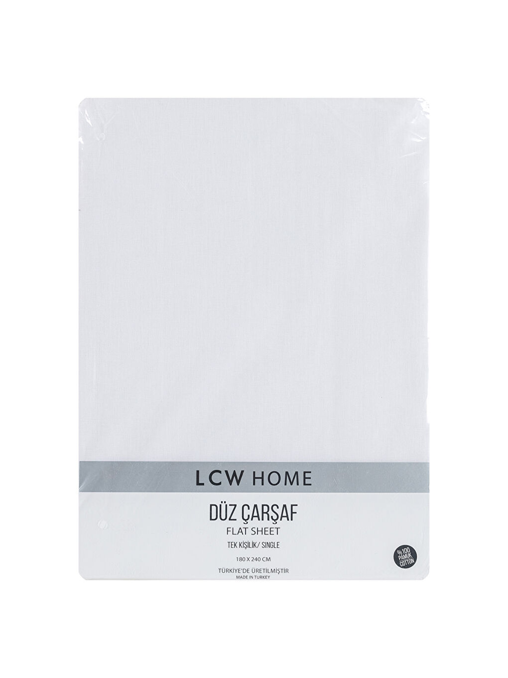 Beyaz Tek Kişilik Çarşaf-2