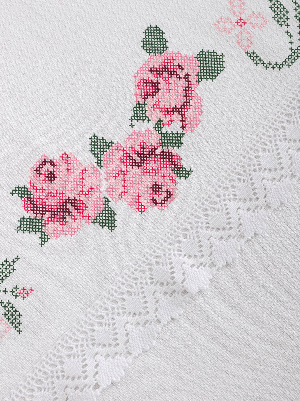 Beyaz Çift Kişilik Pike-2