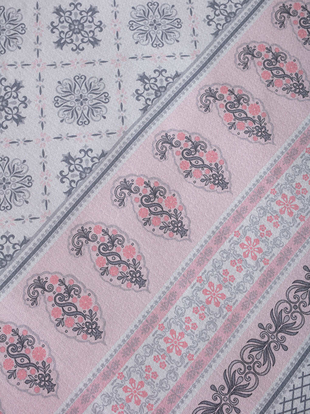 Karışık Baskılı Tek Kişilik Pike-3