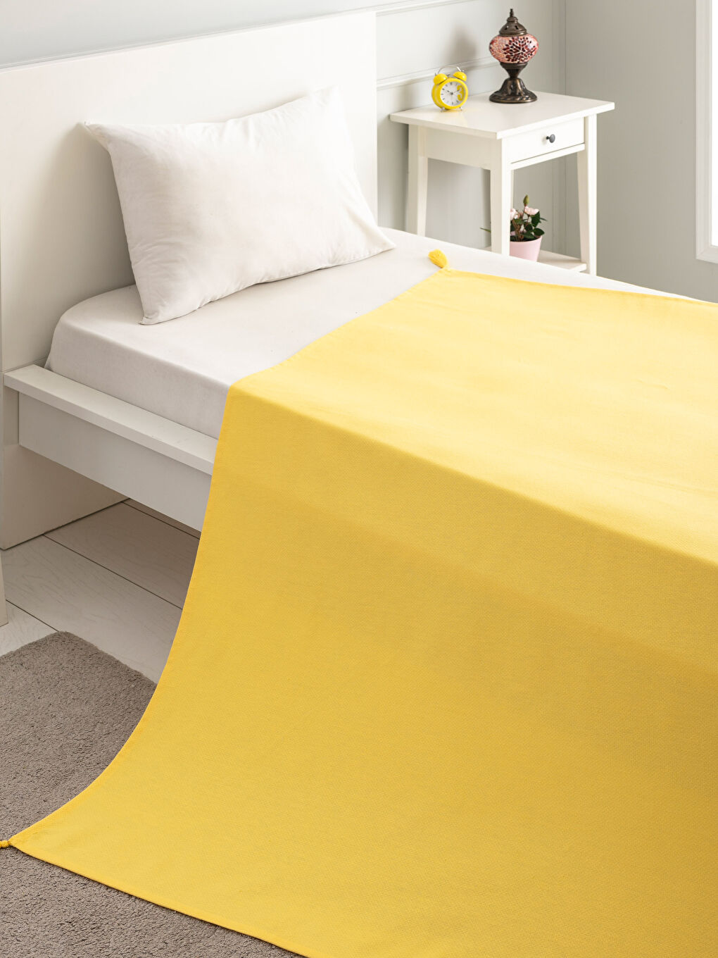 Sarı Tek Kişilik Pike