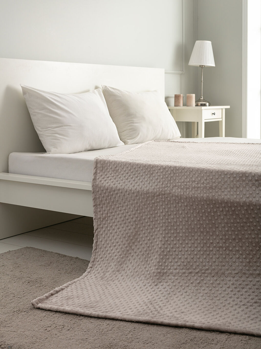 بطانية مزدوجة بيج