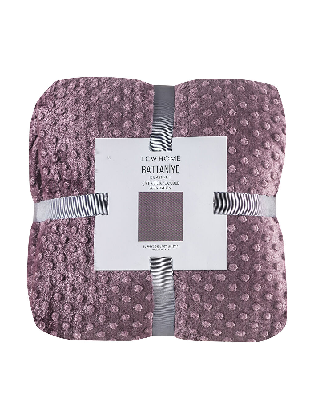 Açık Mor Çift Kişilik Battaniye-3