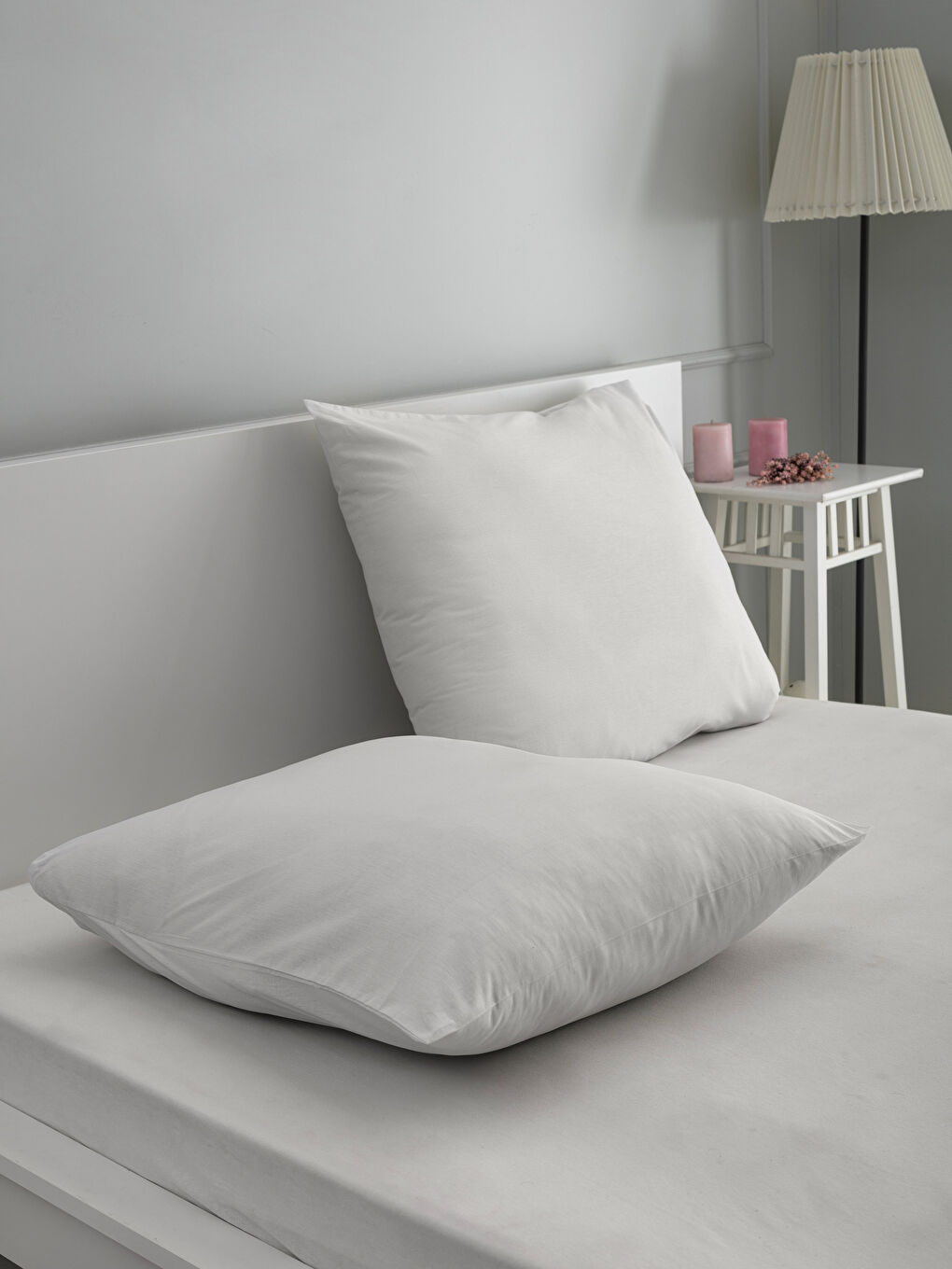 Bej Taş Yastık Kılıfı