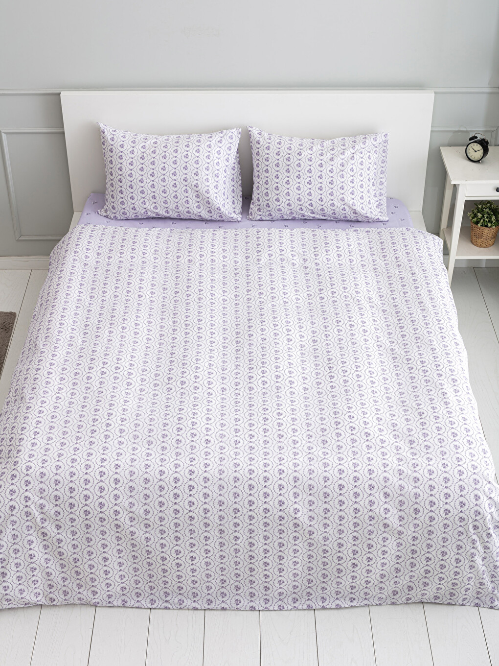 Lilac Double Duvet Cover Full Set-1