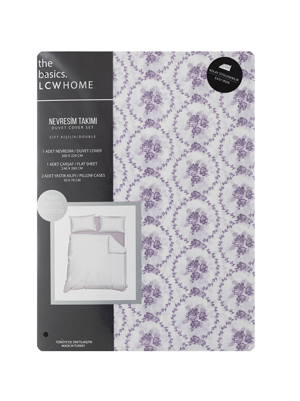 Lilac Double Duvet Cover Full Set-5