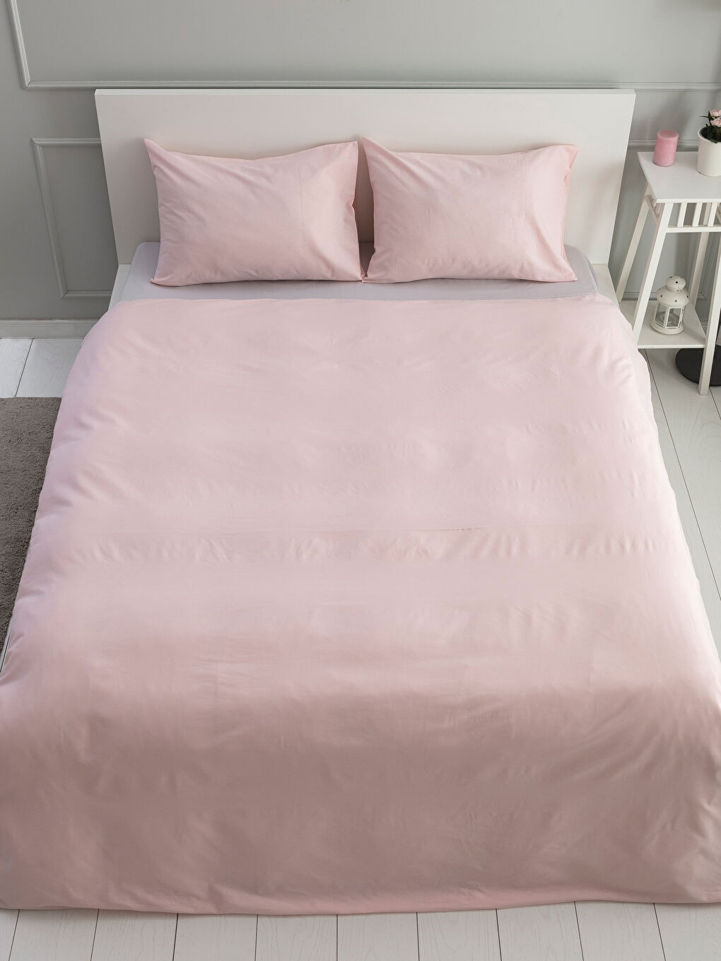 Pembe Çift Kişilik Nevresim Takımı-2