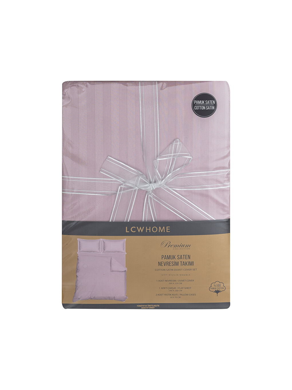 Açık Mor Çift Kişilik Nevresim Takımı-5