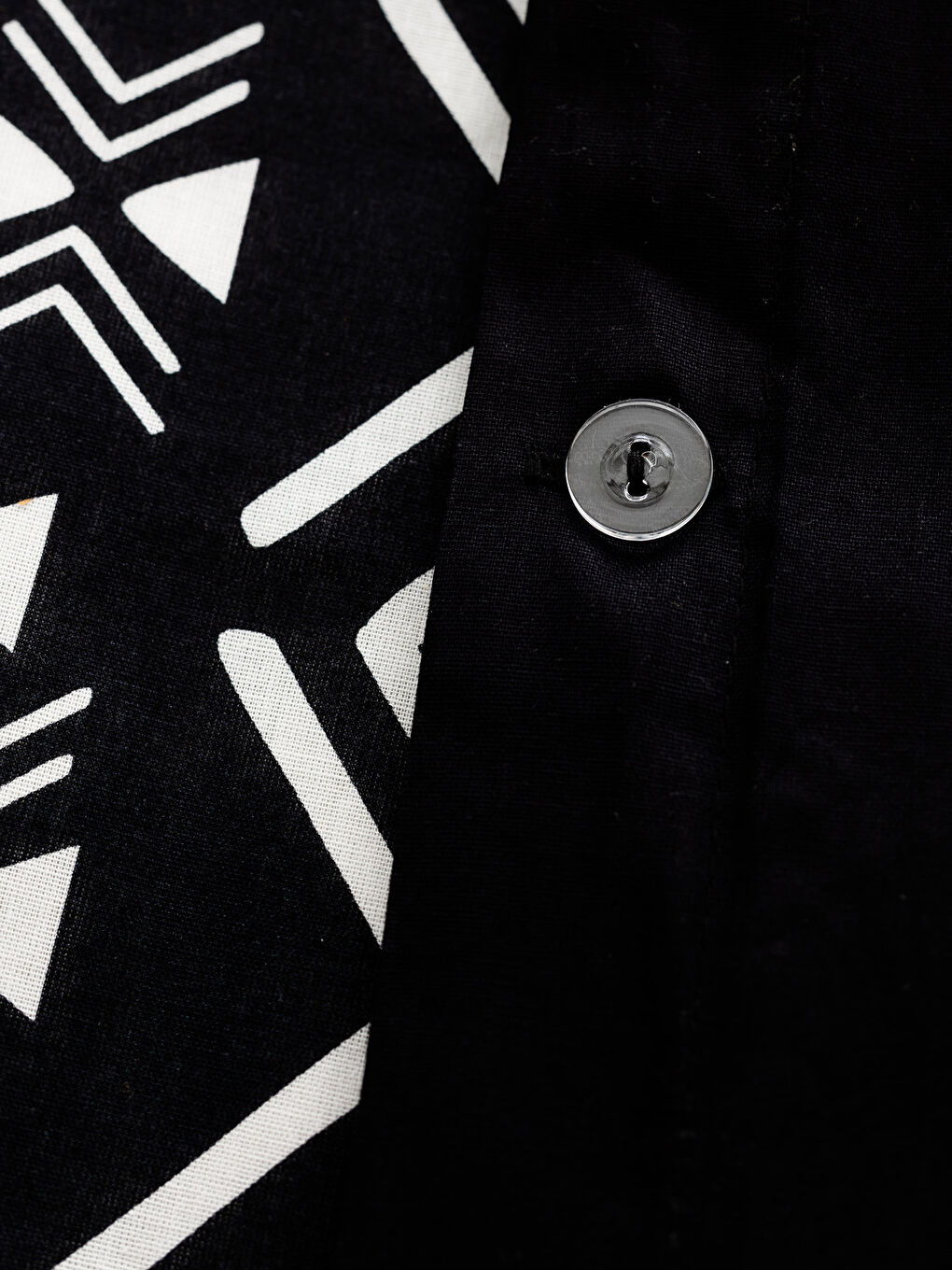 Beyaz Baskılı Tek Kişilik Nevresim Seti-3