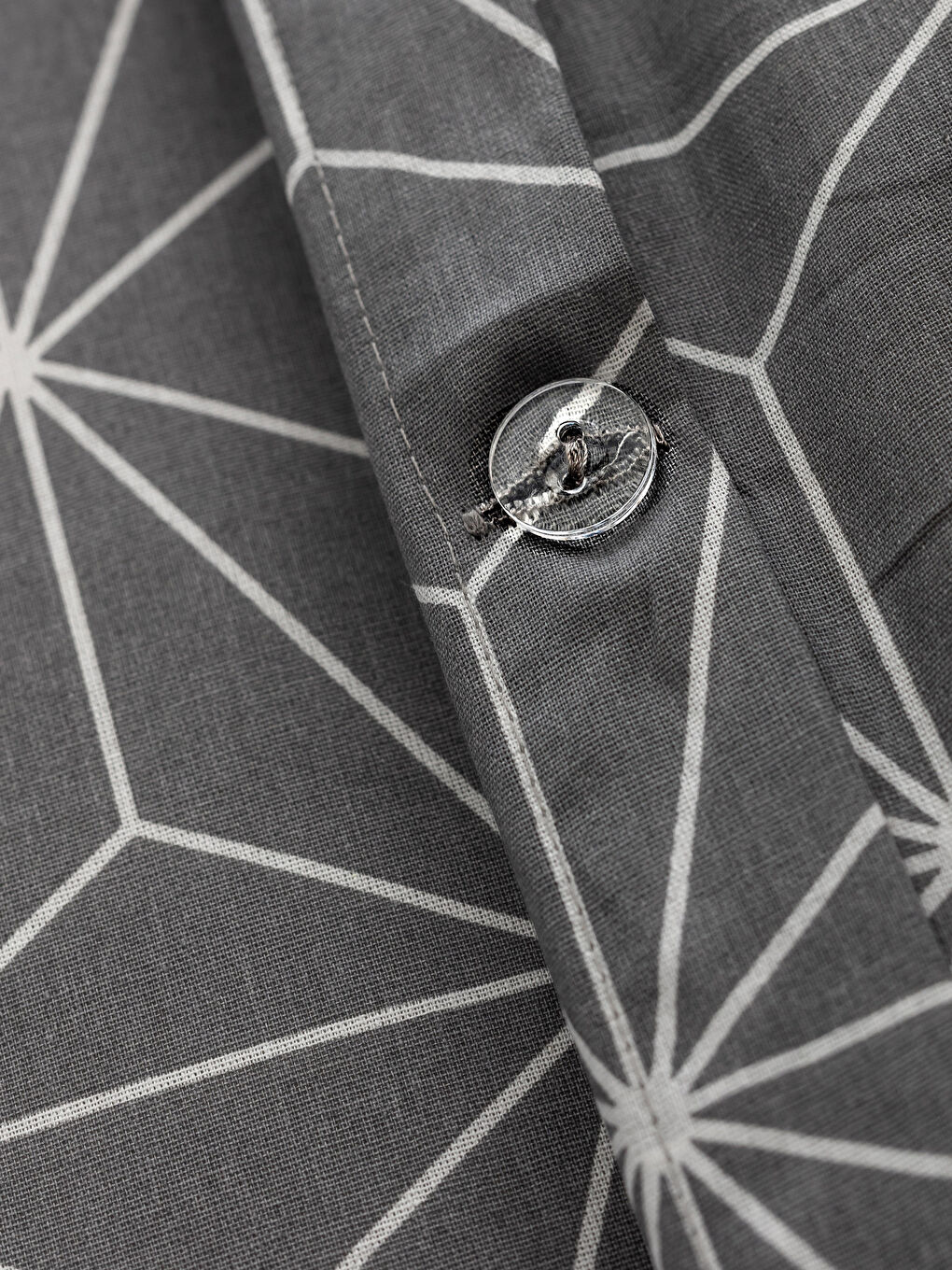 Gri Baskılı Tek Kişilik Nevresim Takımı-5