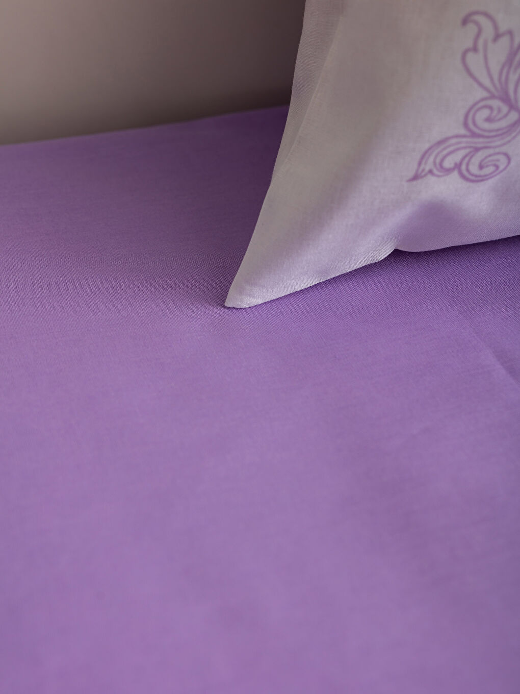 Mor Baskılı Çift Kişilik Pike-2