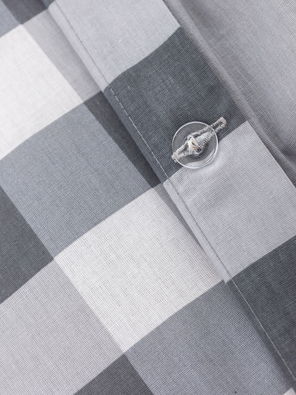 Gri Baskılı Çift Kişilik Nevresim Takımı-5