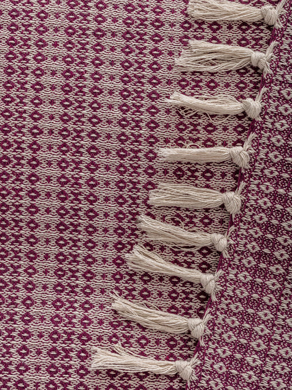 Mor Çift Kişilik Yatak Örtüsü-2