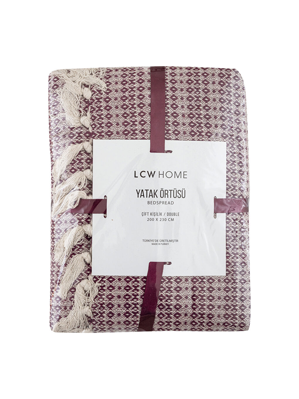 Mor Çift Kişilik Yatak Örtüsü-3