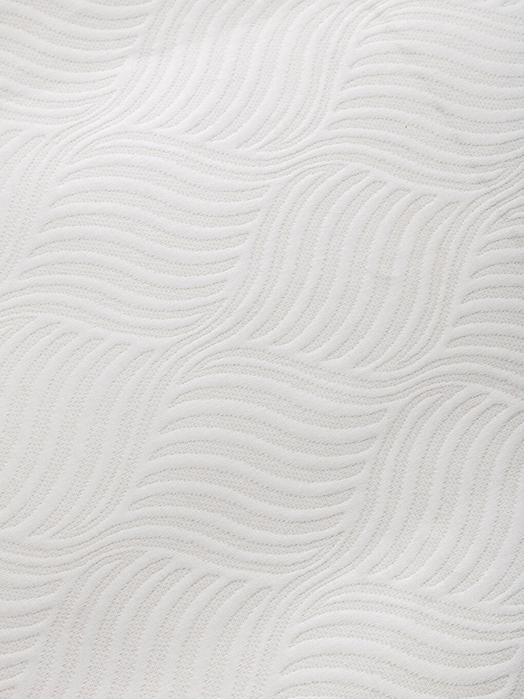 Beyaz Çift Kişilik Yatak Örtüsü-2