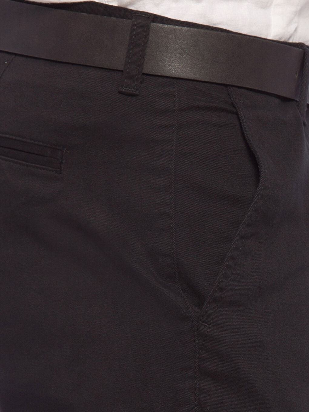 Siyah Chino Pantolon-3