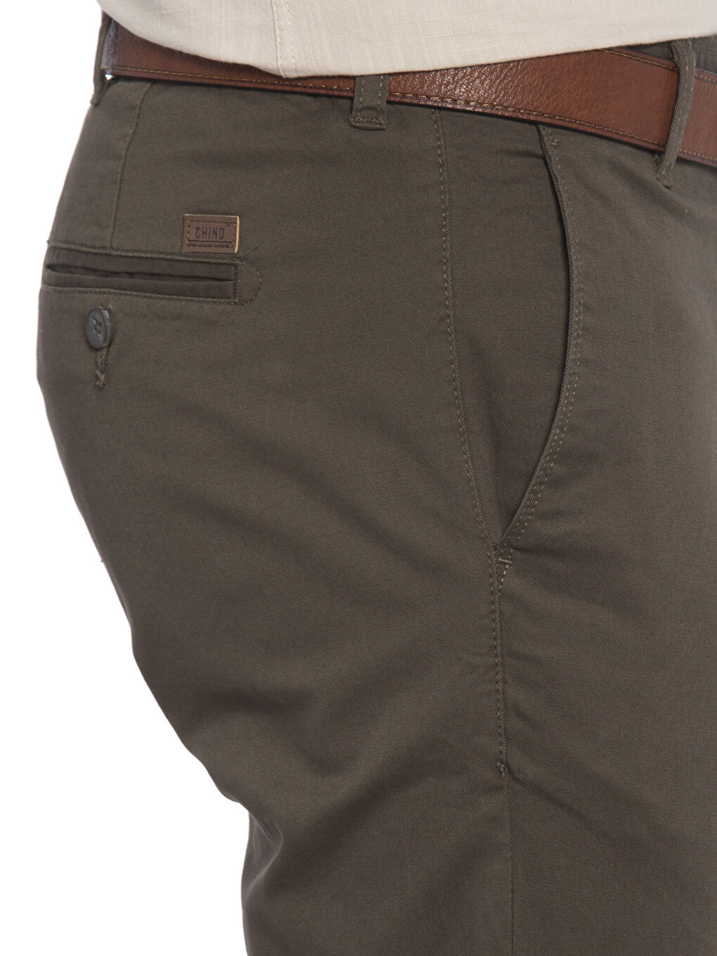 Haki Chino Pantolon-3